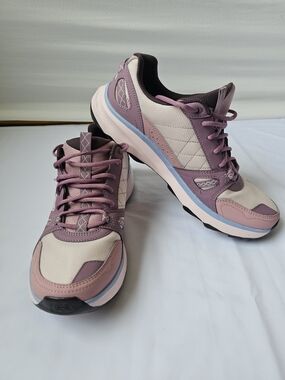 Skechers Ridge Oak Gateway Trail Women's Sneakers - Mauve Pink (Size 9.5